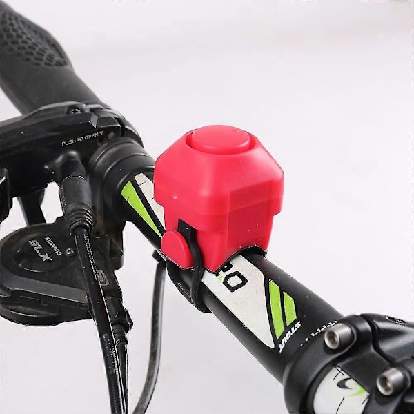 Cykelklocka Cykelhorn Elektronisk Högljudd Styrring Alarm Zekai Röd