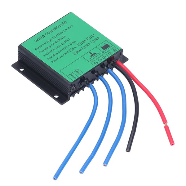 Vindmøllecontroller PWM-opladning Lavspændingsgeneratorregulator 100W-400W 12V 24V5A
