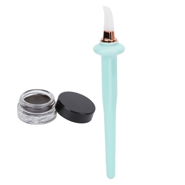 3 stk Silikon Eyeliner Applikatorverktøy Profesjonelt Vanntett Langvarig Eyeliner Guide Wand Set Cyan