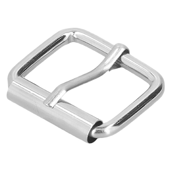 Rullspänne i järn, silvervit, japansk form, justerbart spänne, ryggsäcksspänne, 3,5 x 25 x 20 mm