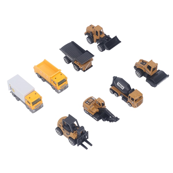 Pojkar Byggfordon Set 1:60 Byggfordon Modell Legering Gjutna Tekniska Bilar Modell Leksak