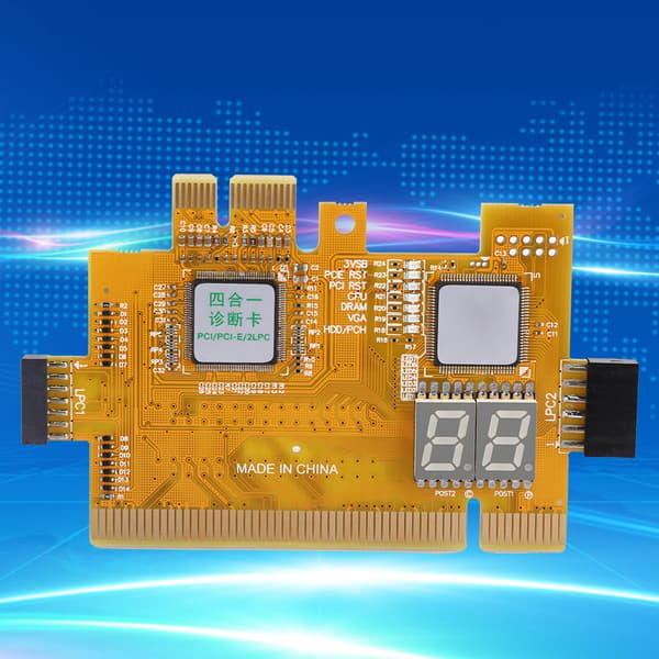 Desktop Debug-kort 4 i 1 Diagnostisk kort Computer Bundkort Detektions Tilbehør