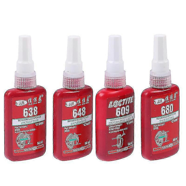 609 638 648 680 Låsning av cylindriska komponenter Gänglåsning 50ml Lim kompatibelt med Lager-C4 648