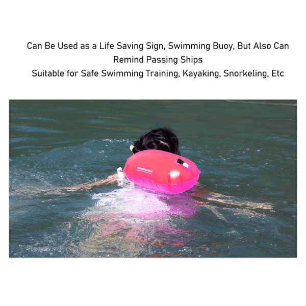 Open Water svømmebøje - Rose Red