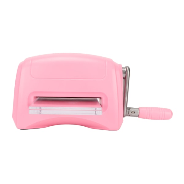 Prægningsmaskine DIY Fremstilling Bærbar Pink Plast Zink Legering Scrapbooking Em Bossing Maskine til Skole
