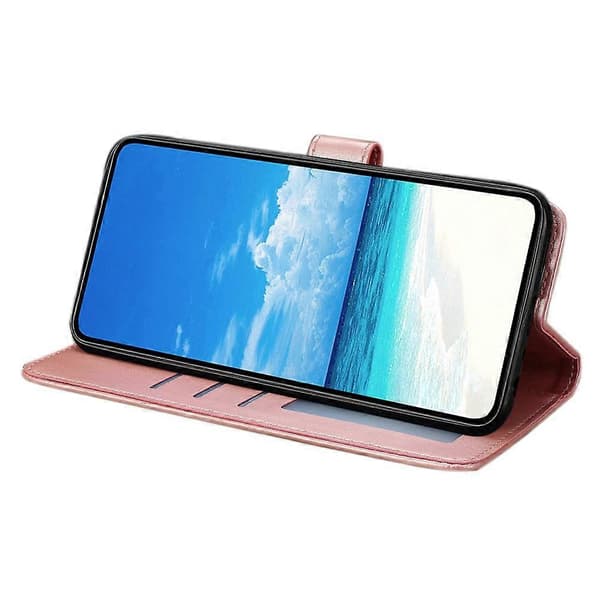 Compatible Case for Samsung Galaxy S25 FE Butterfly Printed Wallet Stand PU Leather Flip Phone Case with Strap PinkGold