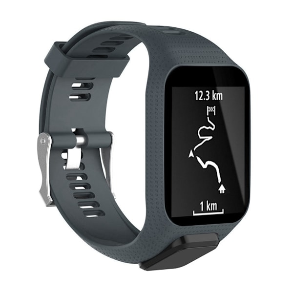 Tomtom Runner Cardio Spark -kellon rannekkeen vaihtoranneke, kuntoilukellon lisäranneke (harmaa)