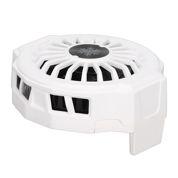 Matkapuhelimen jäähdytin LZF10 Semiconductor Refrigeration Phone Cooling Stand Fan RGB-värikkäällä valolla pelaamiseen (valkoinen perusmalli)