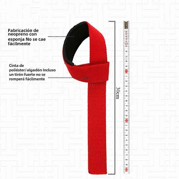 2 kpl Säädettävät Liukumattomat Rannetuet Kuntosalille Voimaharjoitteluun Painonnostoon ja Urheiluun Rojo