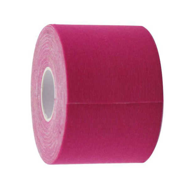 Urheiluteippi Elastinen itsekiinnittyvä hengittävä vedenpitävä urheilullinen sideteippi urheiluranne nilkkaan 2 tuumaa x 16,4 jalkaa vaaleanpunainen