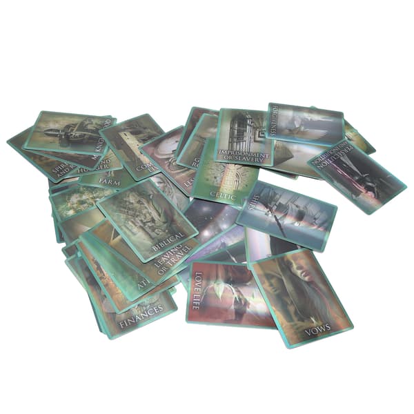Tarotkort Sæt Hologram Papir Engelsk Version Skæbne Spådomskort Brætspil Legetøj
