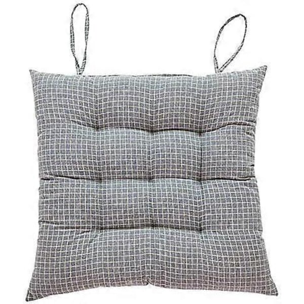 43 x 8 cm Stolhynde med stropper, universelt betræk til havehynde i bomuld og linned, let