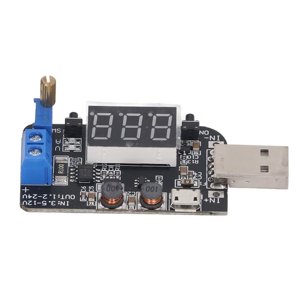 Boost Buck -muunninmoduuli DC 5V - DC 3.3V 9V 12V 18V 24V USB-virtalähdekortti