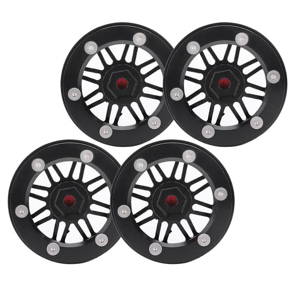 4 stk. professionel CNC metalfælg RC tilbehør passer til 1/10 RC Crawler 1,9 tommer