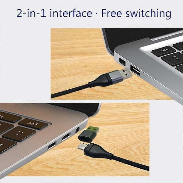 Type-c+usb Til Hdmi-kompatibelt Adapterkabel Til Mobiltelefoner Tablets Android