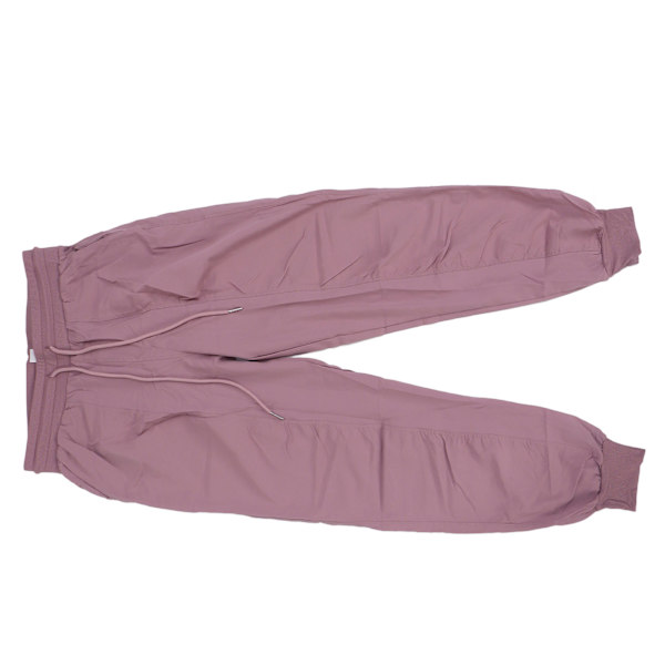 Jogger-housut Löysät Hengittävät nilkkareunaiset Vapaa-ajan kuntohousut Taskuilla ( Harmaa Violetti ) XL