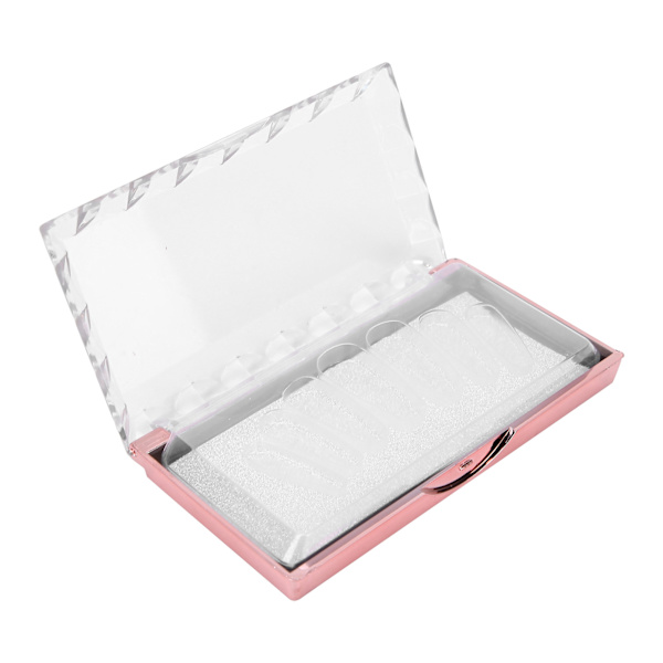Fake Nail Oppbevaringsboks 7 Grids Rom Akryl Fake Nail Box for hjemmesalongbruk (C-stil)