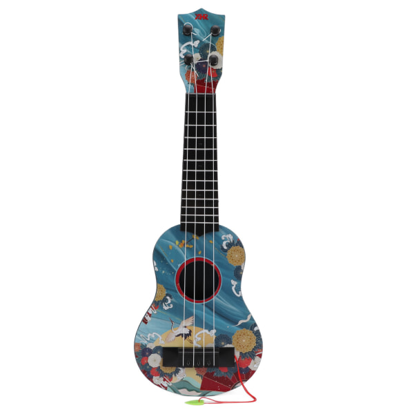 Blue Kids Toy Ukulele - Mini plastgitar til førskolebarn Gave Blue