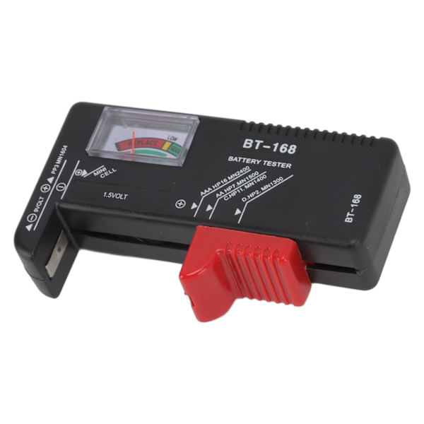 Batteritestare Hög noggrannhet Bärbar storlek Enkel användning Tidsbesparande Batterikontroll för AA AAA D C 9V 1.5V Knappcell