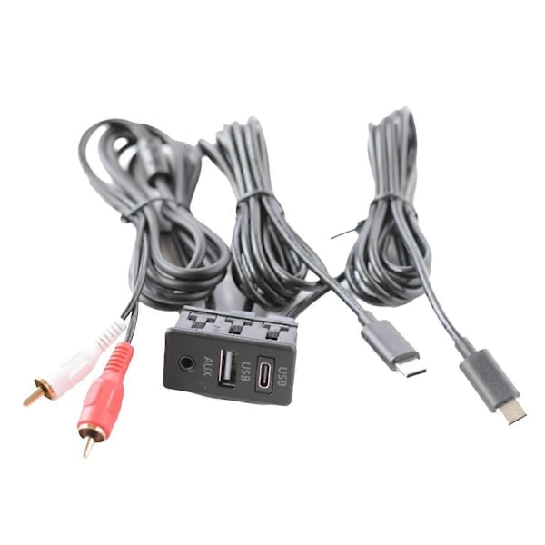 Bil Android Navigationsmaskin AUX Panel Dubbel USB+AUX Panel