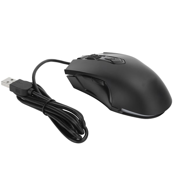 AJAZZ kablet mus USB RGB stationær bærbar gaming justerbar DPI computer tilbehør AJ52AJ52 Athletic Black