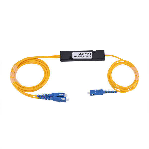 1 till 2 Singlemode SC optisk fiberdelarkabel med SC-kontakt