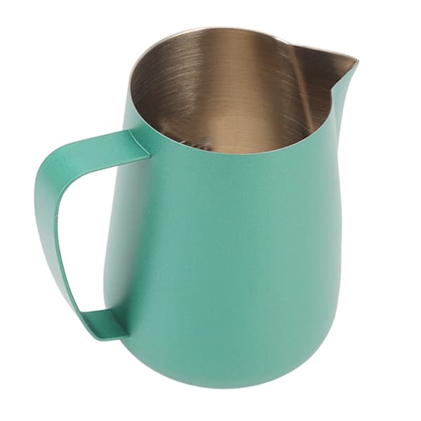 420 ml/14 oz kaffeskummerkopp i rustfritt stål, multifunksjonell kaffemelkekanne, grønn