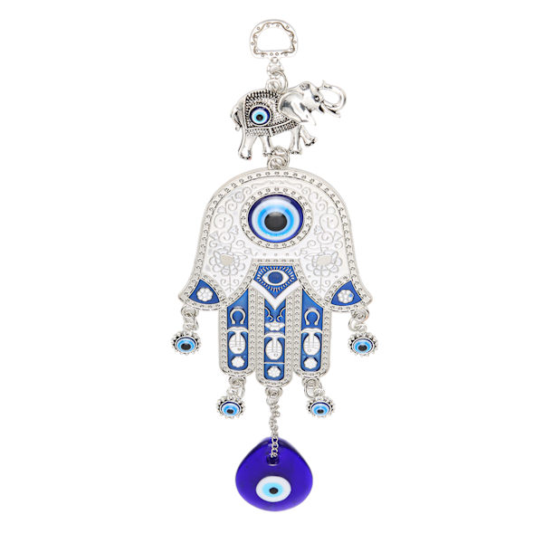 Blue Eye Bilhängande prydnad attraktivt skydd Handamulet Bilspegeldekor Hängande för väggdörr hall