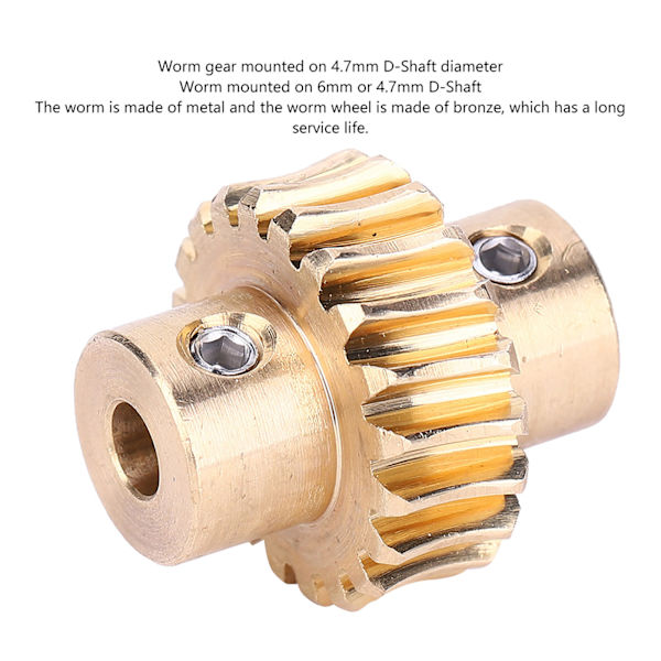 Industrial Robot 10:1 Worm Wheel Brons Worm Gear Metal Worm Set Industrirobotdelar