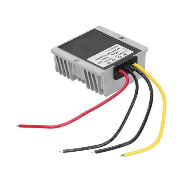 DC 12V/24V til 5V Step Down-omformer Varmespredning DC Spenningsomformer Regulator for Bilovervåkingssystemer (15A（THJ122405C75Z）)