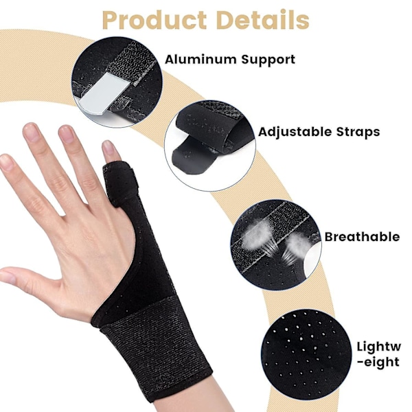 Finger Smertelindring Splint for Trigger Finger og Broken Pinky Finger