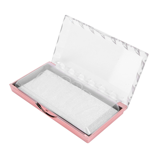 Fake Nail Oppbevaringsboks 7 Grids Rom Akryl Fake Nail Box for hjemmesalongbruk (C-stil)