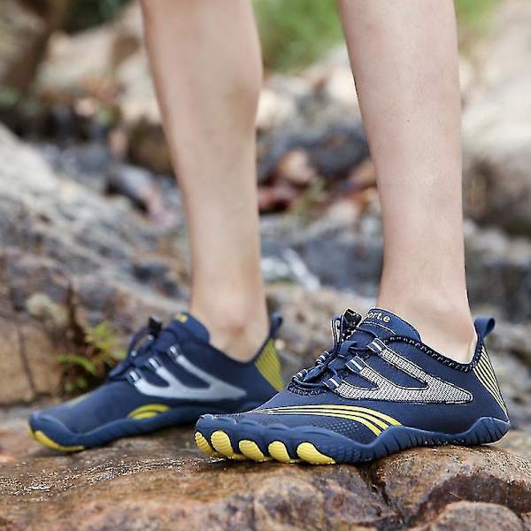 Barfota Trail Running Strandsko för Män SvartVit