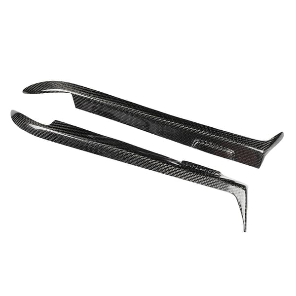 Par med frontlys øyenbryn karbonfiber deksel trim klistremerke passer til E36 92-98