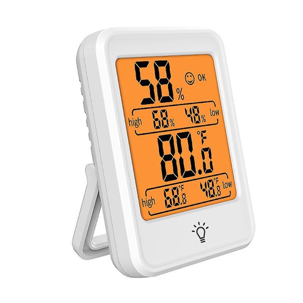 Digital Hygrometer Indendørs Termometer Temperatur og Luftfugtighedsovervågning Kompakt Rum Måler