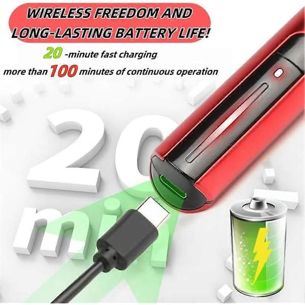 Mini Electric Reciprocating Sander, USB Charging with 3 Adjustable Speeds and 8 Sanding Heads, DIY Craft Tool