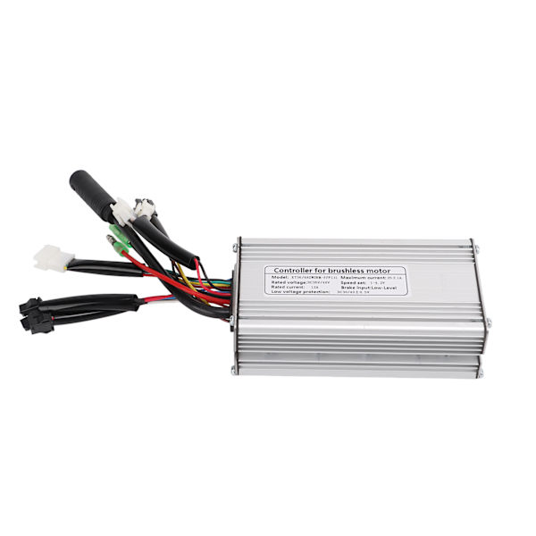 36/48V KT‑25A Elektrisk sykkel firkantbølgekontroller Sykkel 9mos SM-kontroller med lyslinje