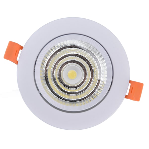 LED-infällda spotlights Stabilt ljus Lågt brus Dammtät Lätt att rengöra COB LED-downlight för hemmakontor 100‑264V