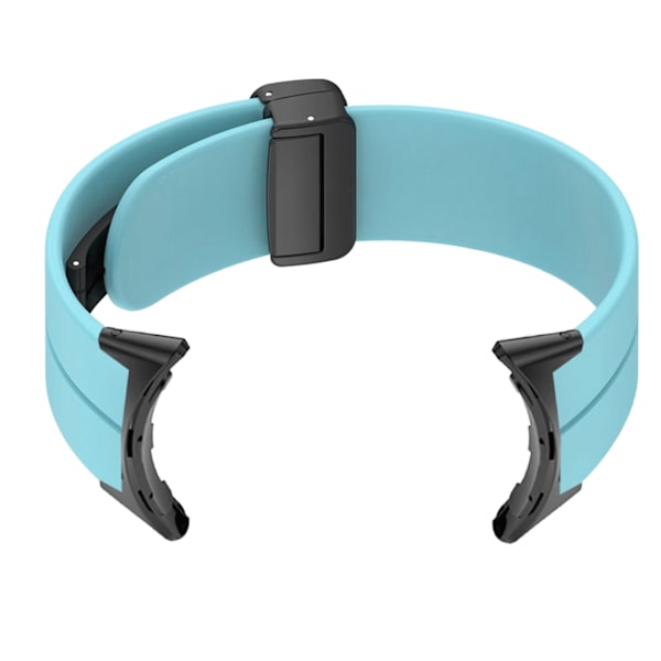 Elastiskt silikonklockarmband med magnetiskt spänne i legeringsmetall, stretchigt armband för Pixel Watch 2, blågrönt