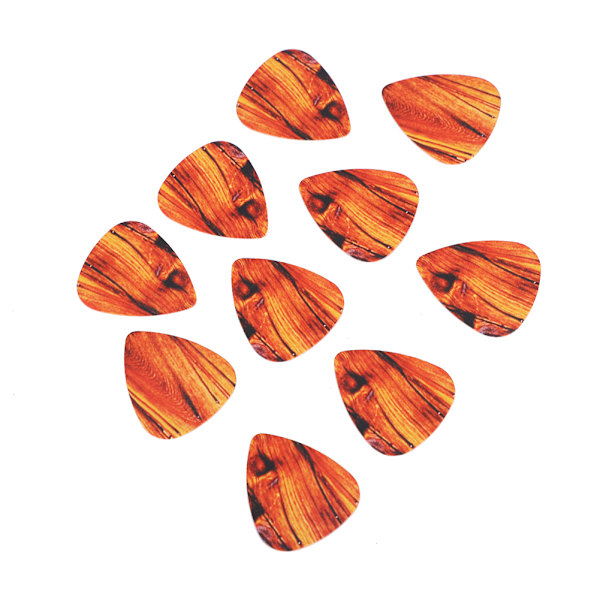 10 st Plast gitarr Plectrum Set Bas Ukelele Pick Musikinstrument Tillbehör