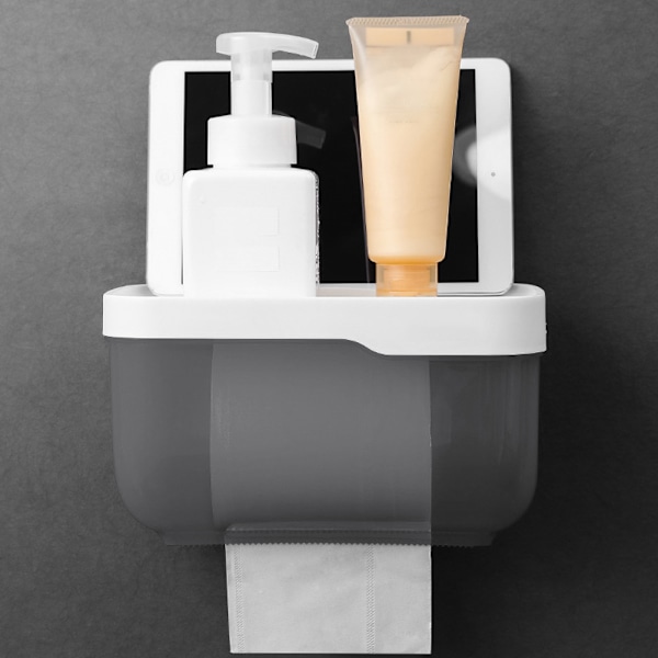 Vægmonteret vandtæt toiletrulleholder uden boring Toiletrulleholder Toiletrulleholder