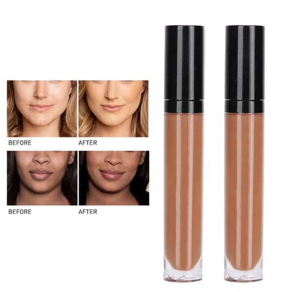 2 stk FOCALLURE Concealer Ansigtsmakeup Dækker Fine Linjer Mørke Rande Kosmetik FA5207