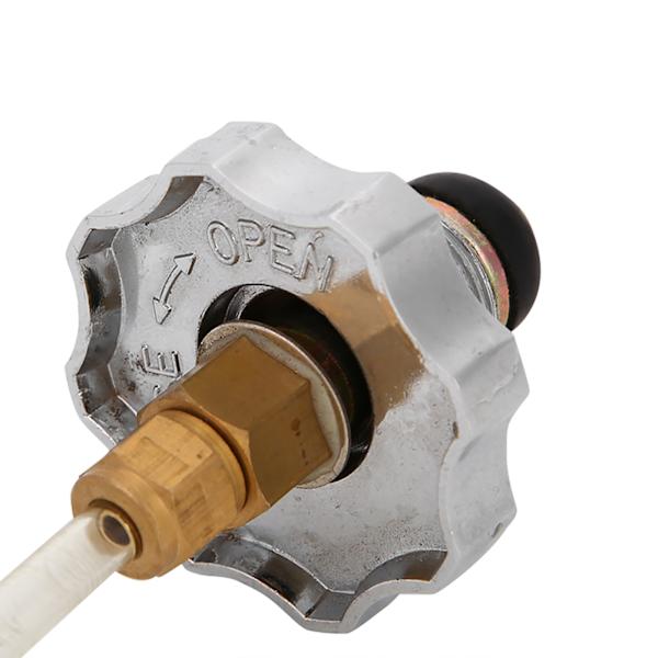 Utomhuscampingspis Refill Adapter Converter Gasflaska LPG Flat Tank Connector