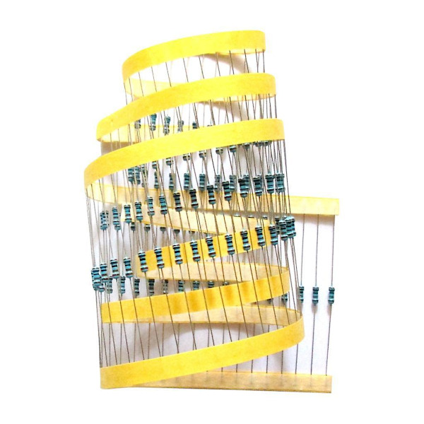 100 Stycken Ringar Hög Precision 1% Metallfilmresistor 0.25W 1K Ohm