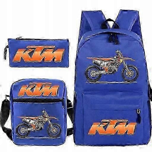 KTM Cross Skolset Ryggsäck Väska Pennfodral