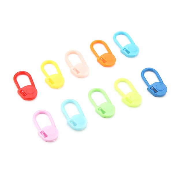 Säkerhetsnålar i plast Clips Tröja Märk Spänne Nål Stickningstillbehör för DIY Sömnad