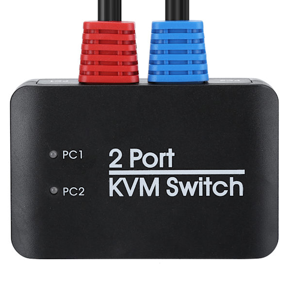2-portars KVM-switch USB 2.0 HDMI-omkopplare för Windows/IOS/OS X/Linux/Netware/Unix/Android