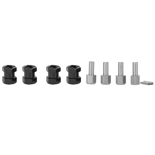 RC Forlænger Hjul Hex Hub Driver Adapter Passer til D90 AX10 CC01 SCX10 F350 Sort