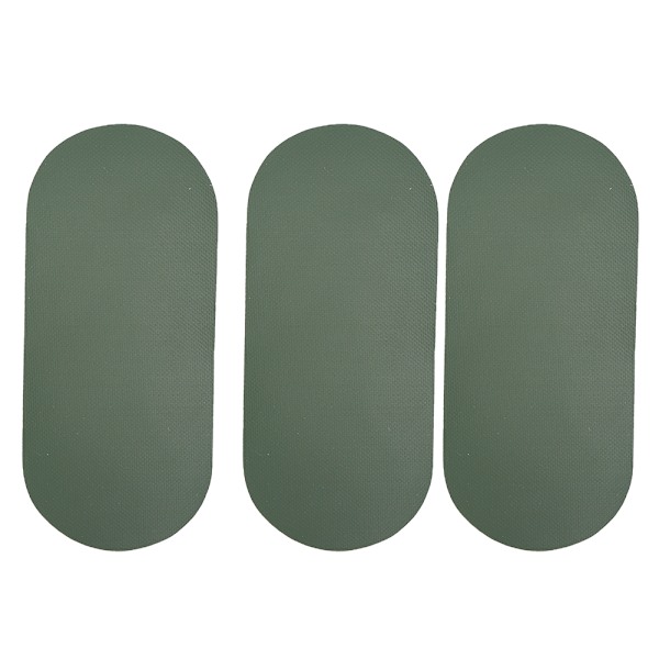 3 st PVC-lagningslappar militärgrön för gummibåt uppblåsbar jolle soffa simring