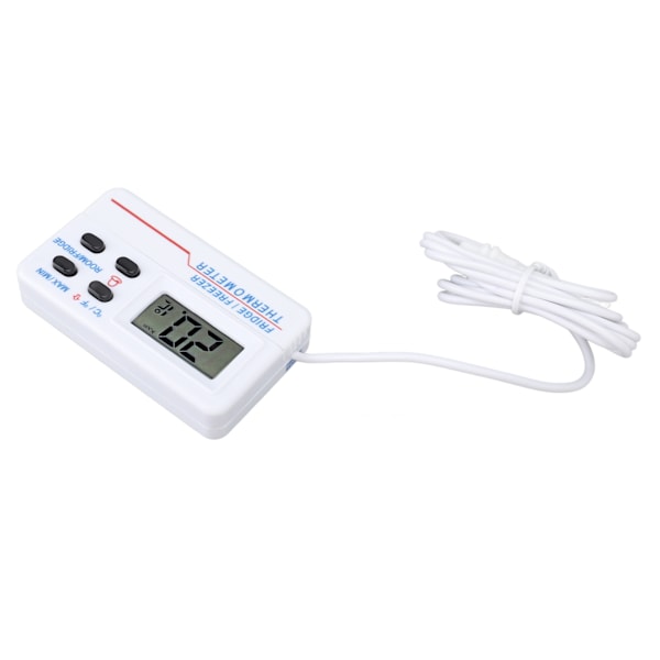 Digital kylskåpstermometer ‑50℃ till 70℃ ‑58℉ till 158℉ Hög precision digital frys temperaturmätare med larmfunktion